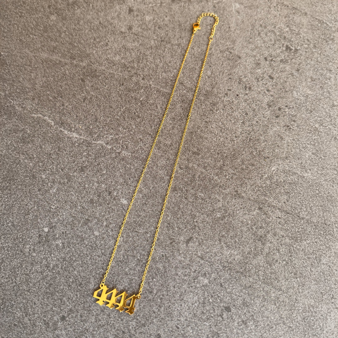 4444 Necklace — Gold
