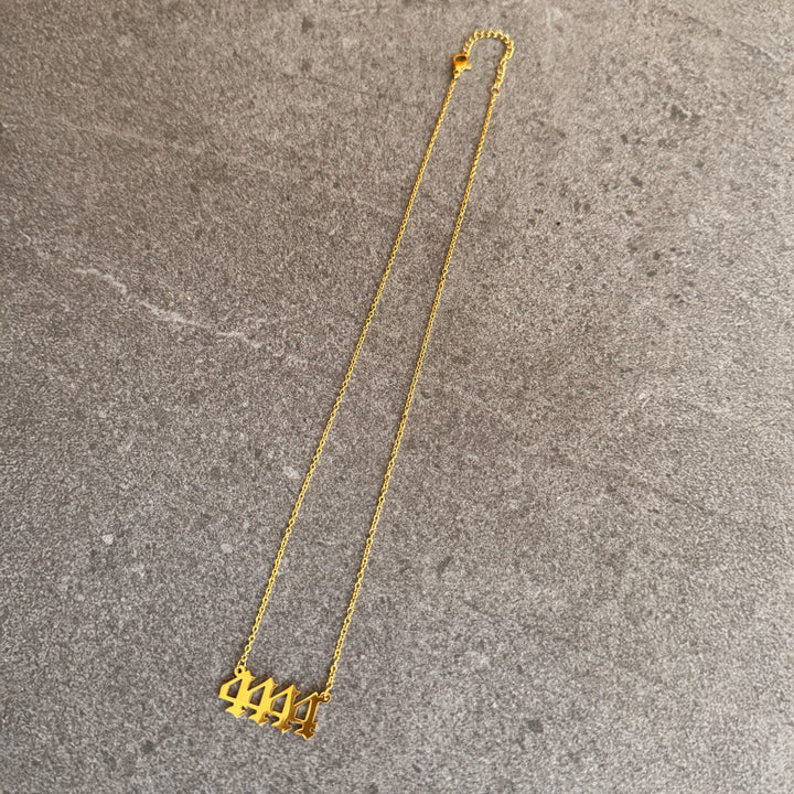 4444 Necklace — Gold
