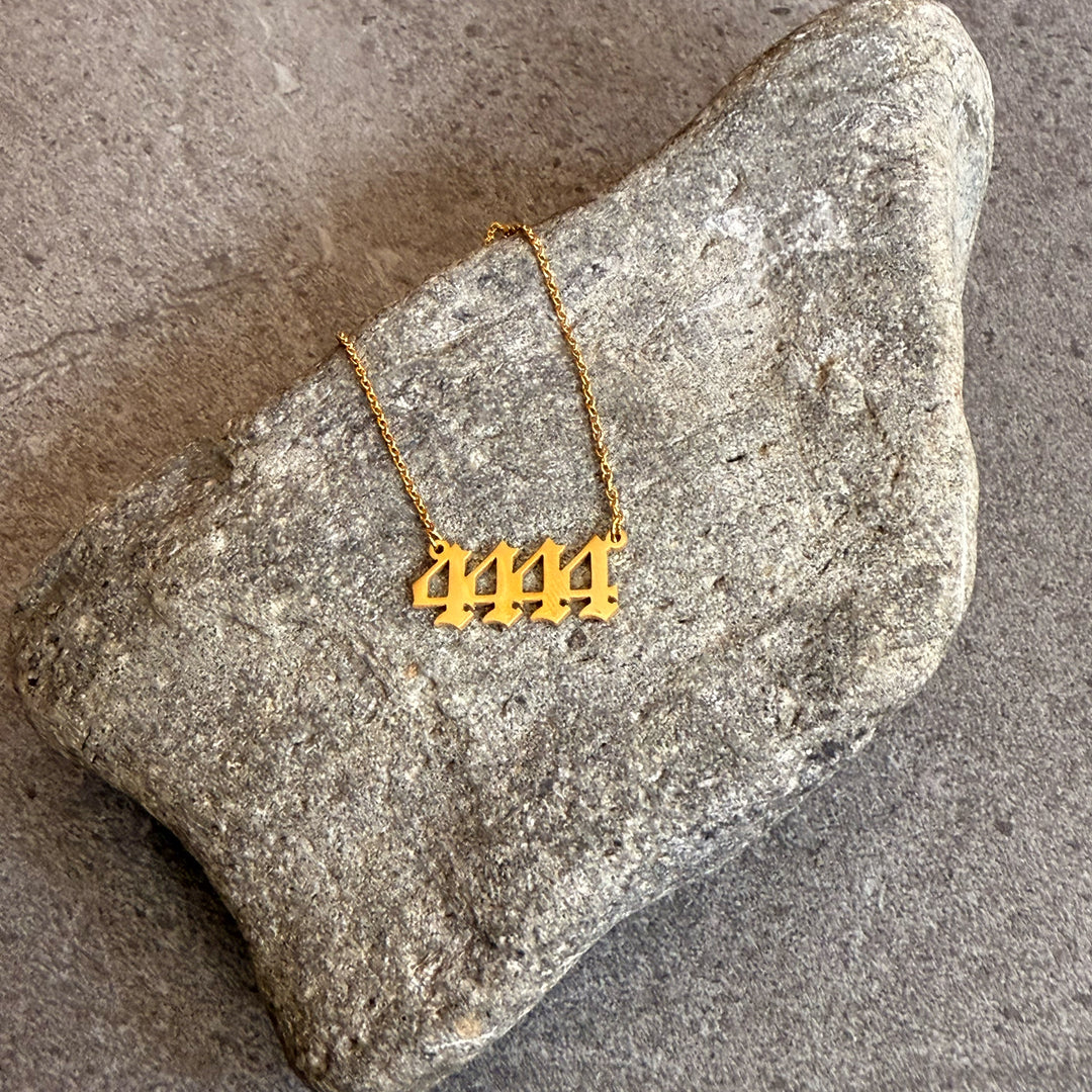 4444 Necklace — Gold