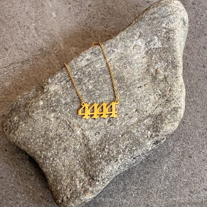 4444 Necklace — Gold