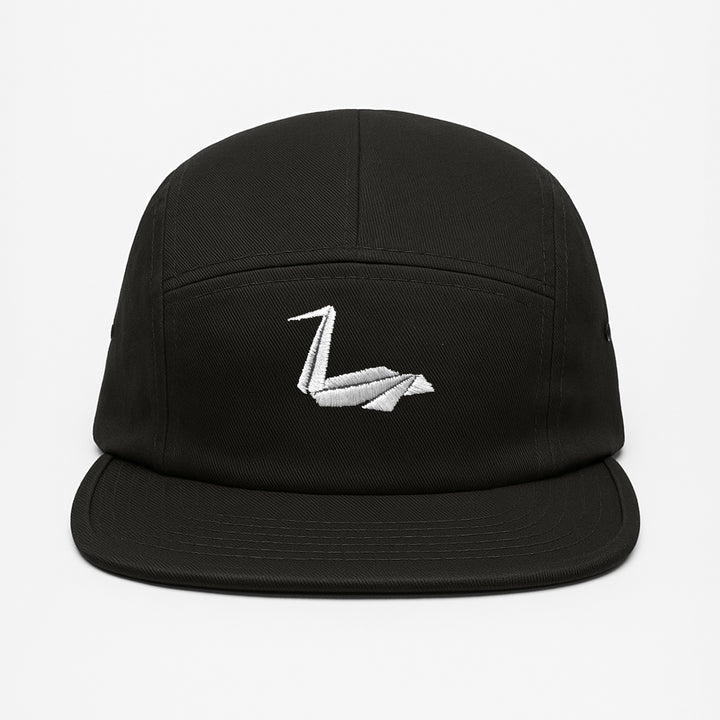 Origami Pelican Hat — Black
