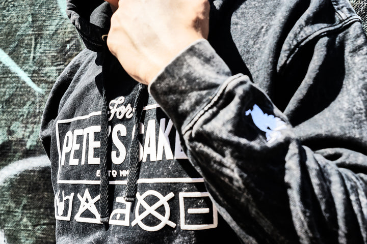 For Pete's Sake ® | BOX LOGO MIDNIGHT HOODIE