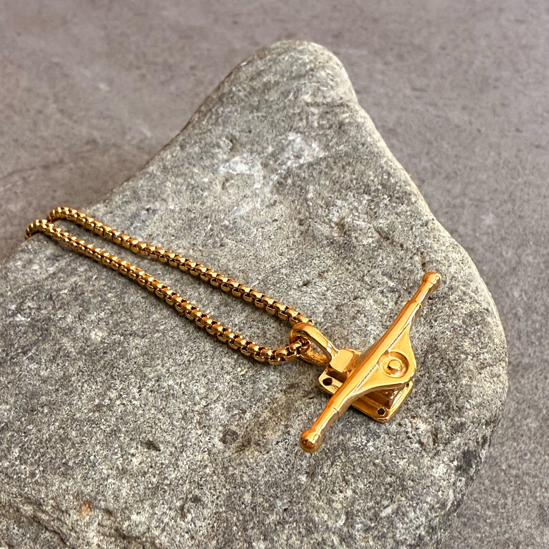 Truck Necklace — Gold