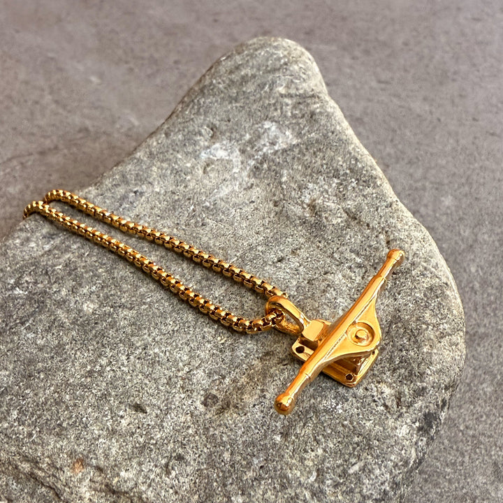 Truck Necklace — Gold