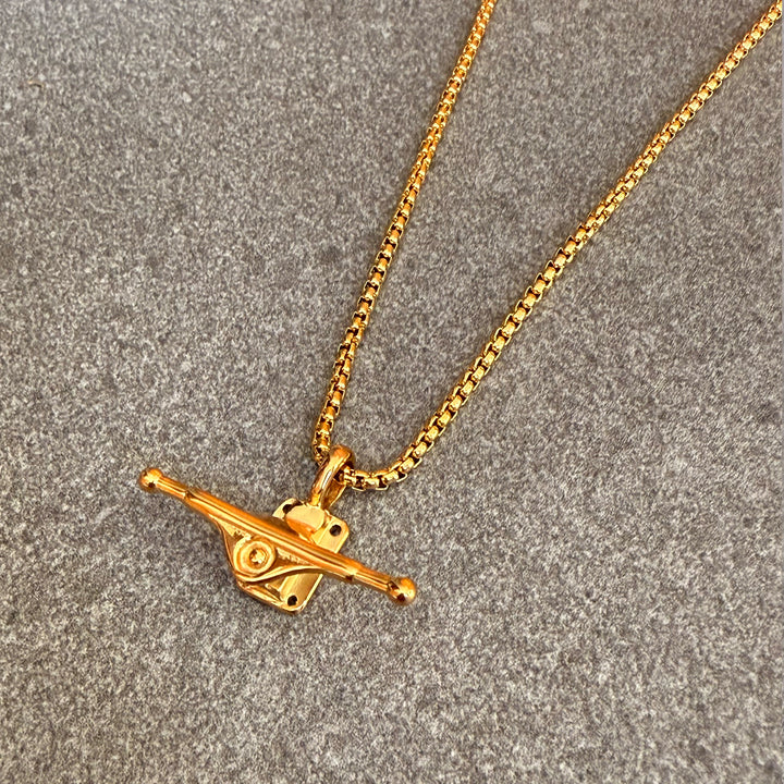 Truck Necklace — Gold