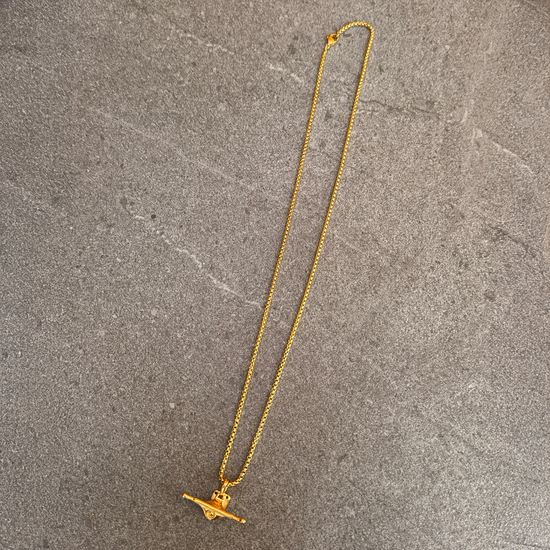 Truck Necklace — Gold