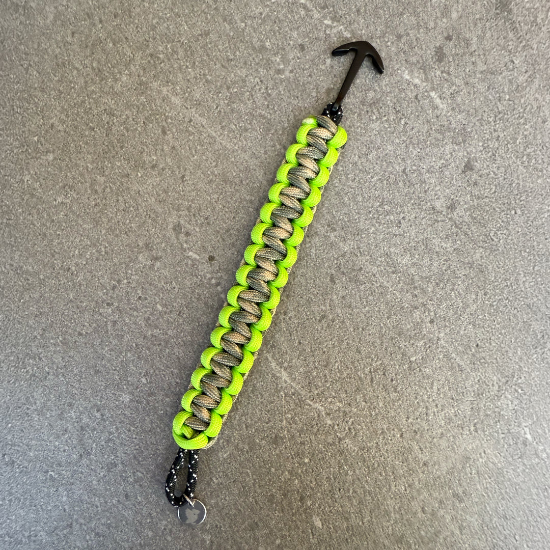 Tetra Paracord Bracelet — Green / Camo