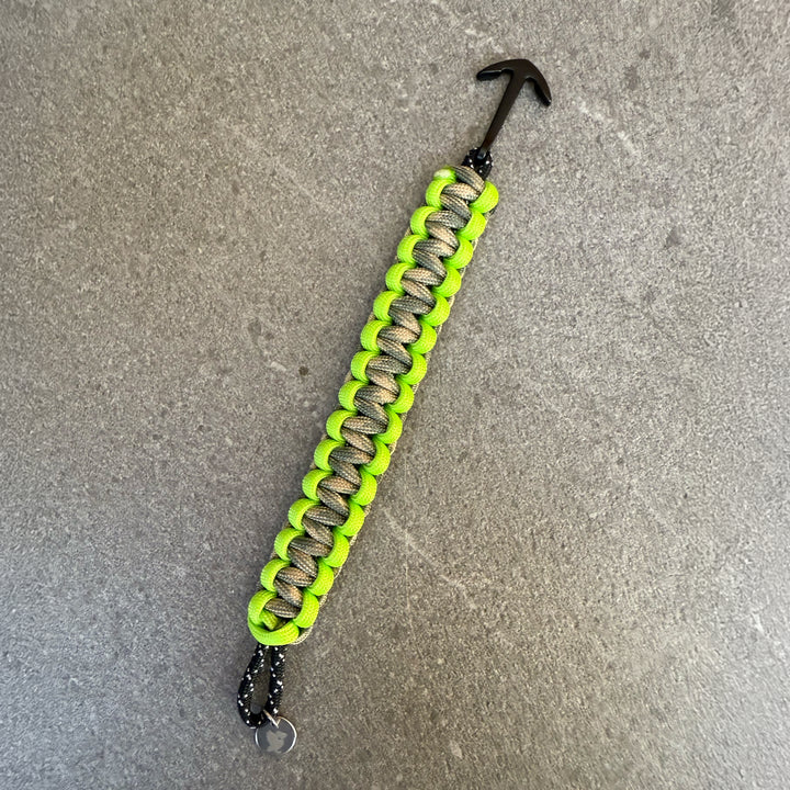 Tetra Paracord Bracelet — Green / Camo