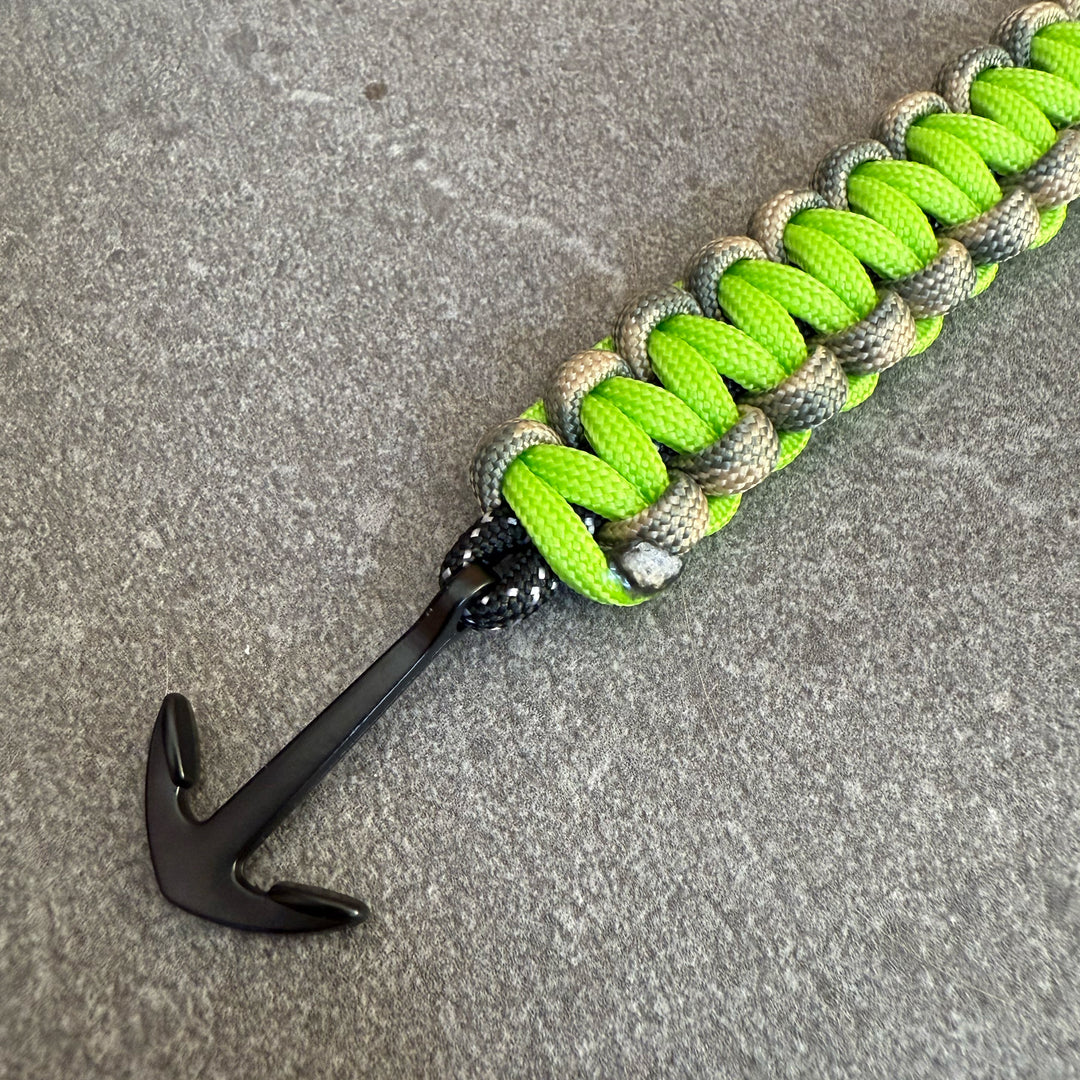 Tetra Paracord Bracelet — Green / Camo