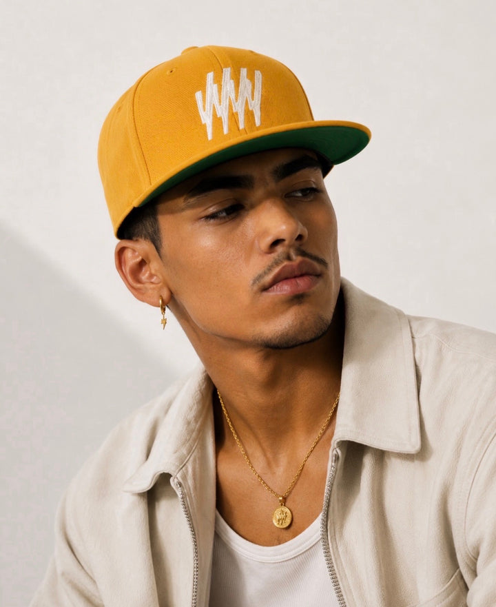 Lucky Strike 4444 Strapback — Brite Gold