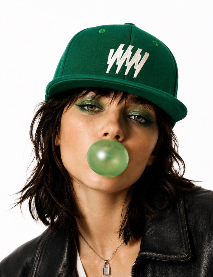 Lucky Strike 4444 Strapback — Kelly Green