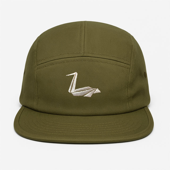 Origami Pelican Hat — Olive