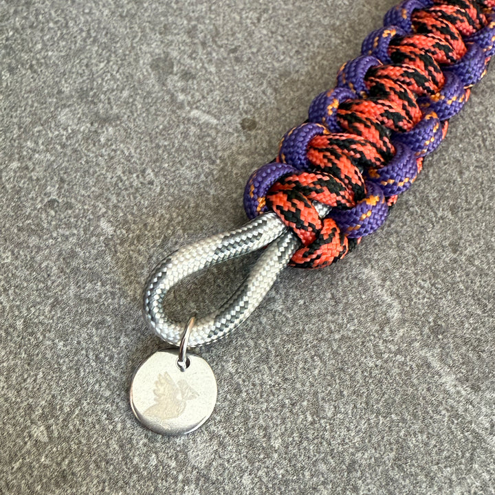 Bermuda Paracord Bracelet — Purple / Orange