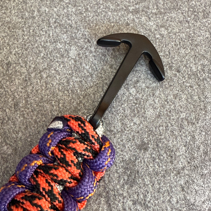 Bermuda Paracord Bracelet — Purple / Orange