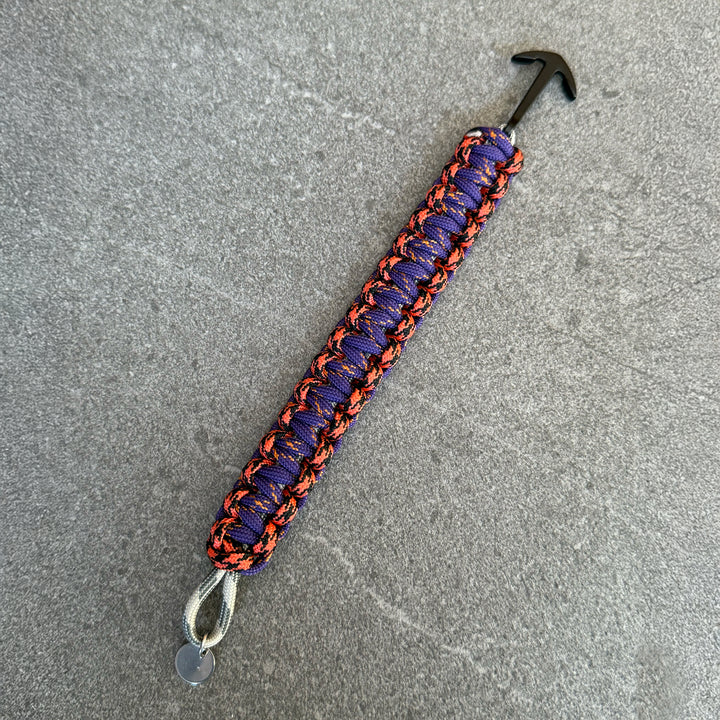 Bermuda Paracord Bracelet — Purple / Orange