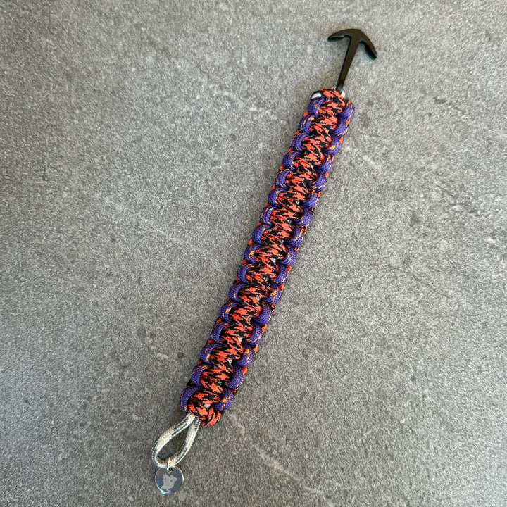 Bermuda Paracord Bracelet — Purple / Orange