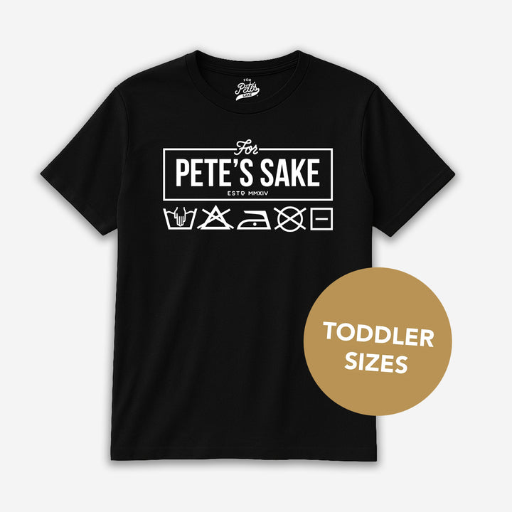 For Pete’s Sake Box Logo Tee — Toddlers