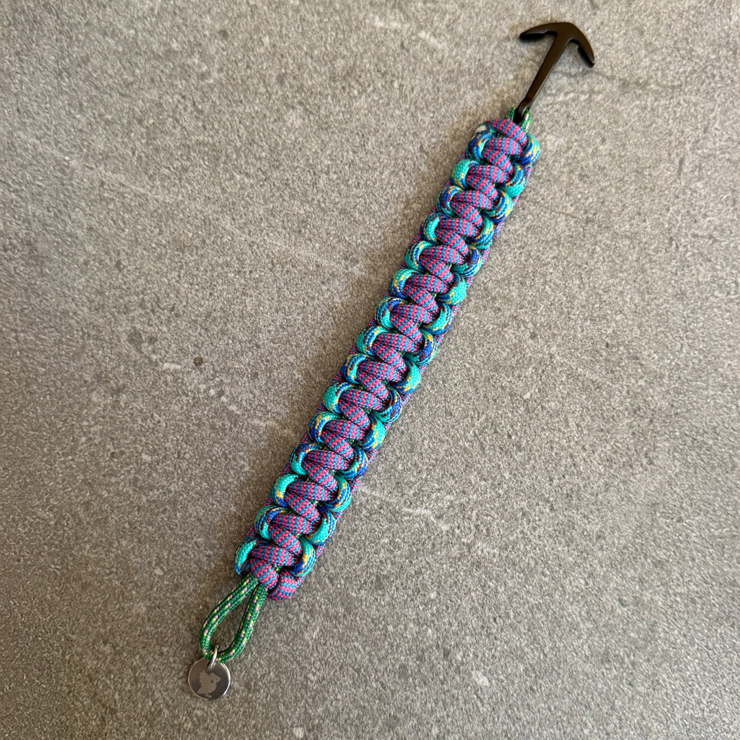 Neptune Paracord Bracelet — Blue / Purple / Teal