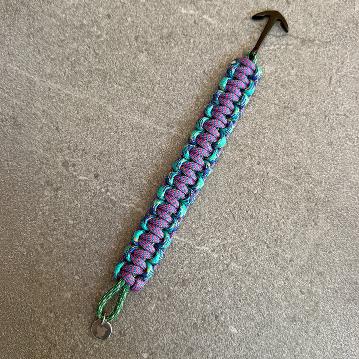 Neptune Paracord Bracelet — Blue / Purple / Teal