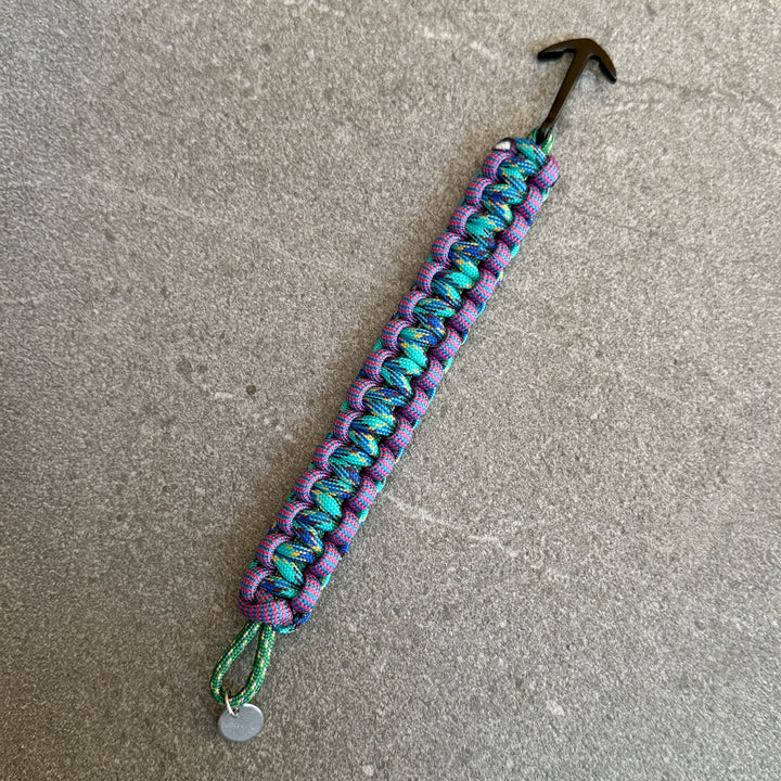 Neptune Paracord Bracelet — Blue / Purple / Teal