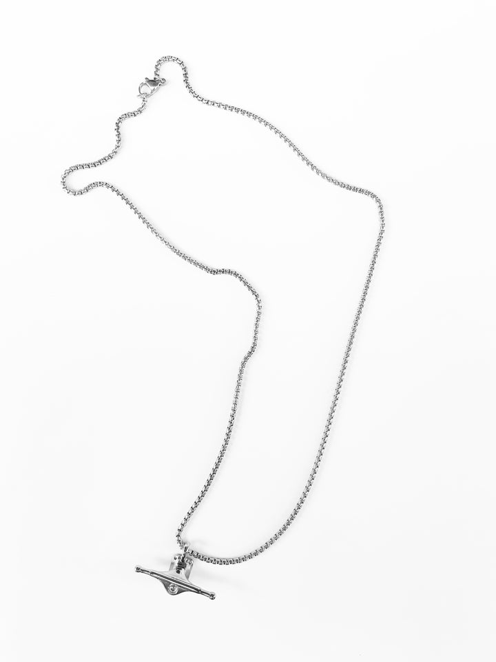 Truck Necklace — Silver
