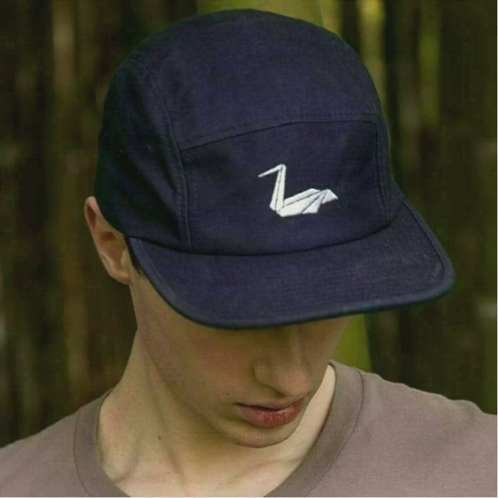 Origami Pelican Hat — Navy