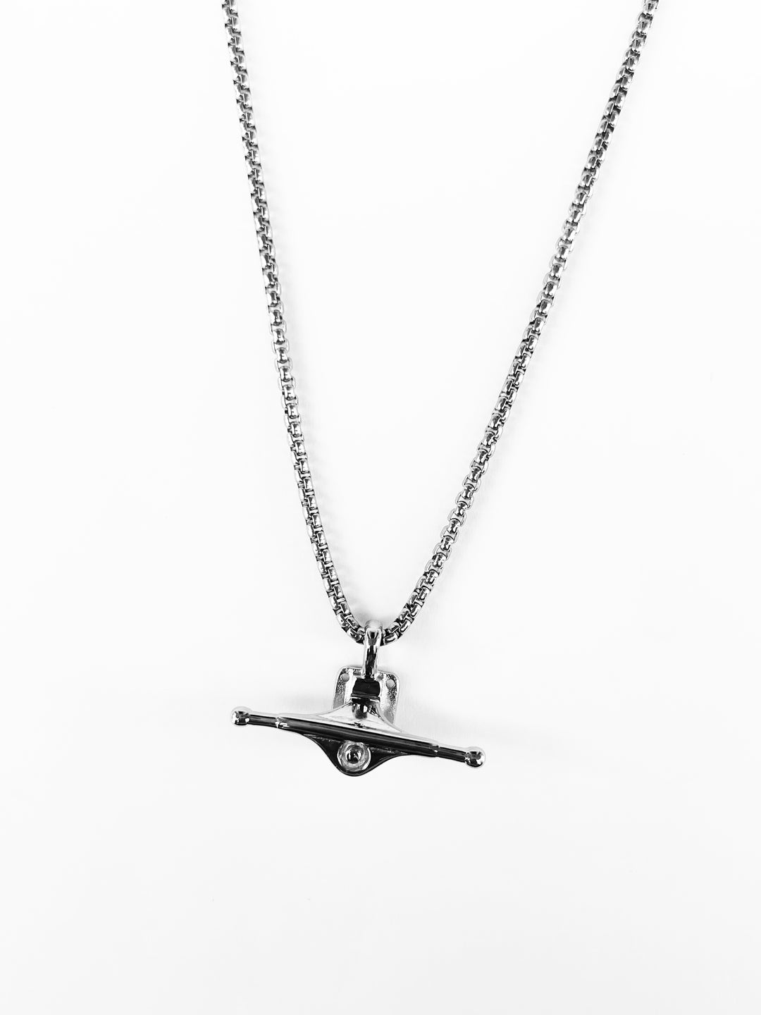 Truck Necklace — Silver