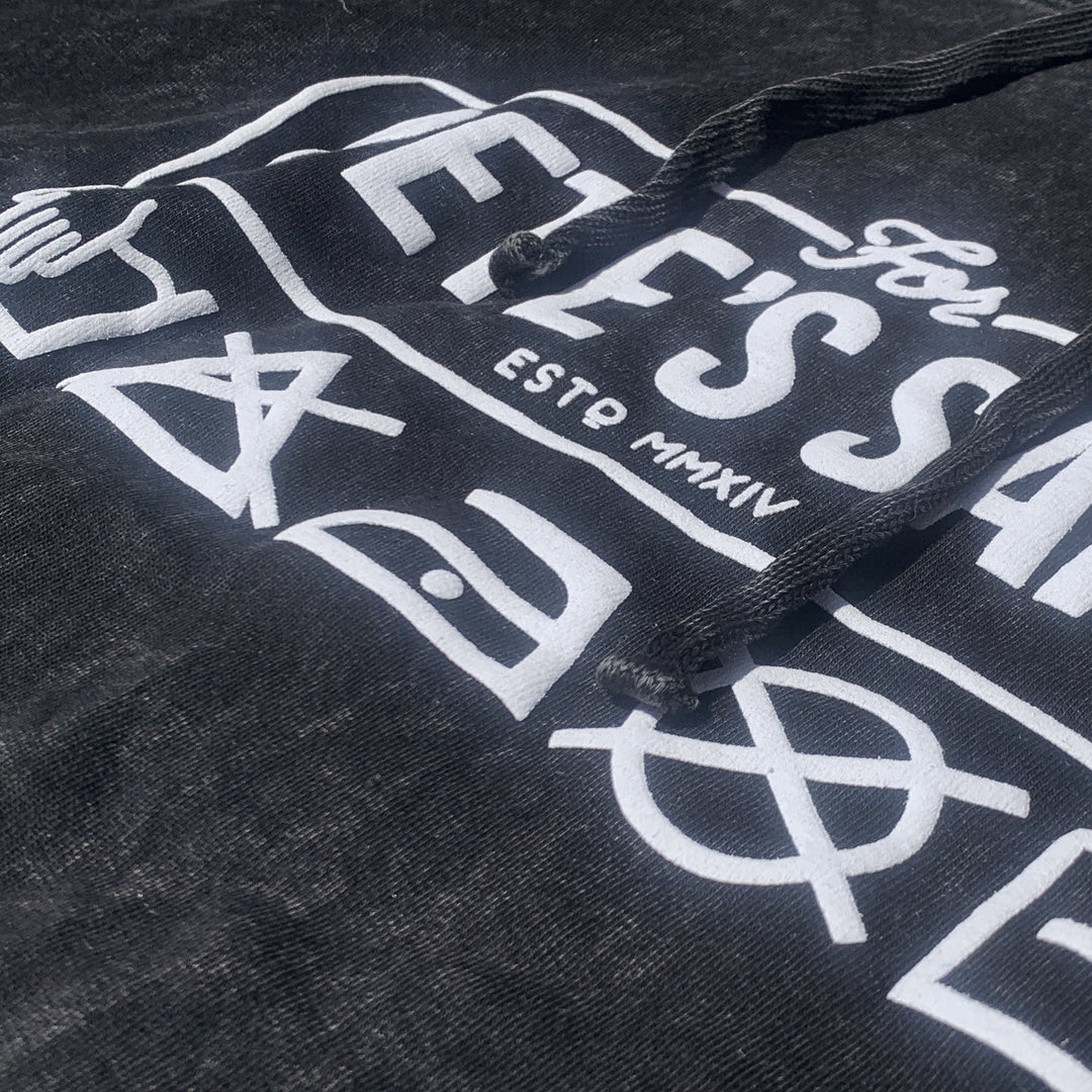FXPXS BOX LOGO MIDNIGHT HOODIE