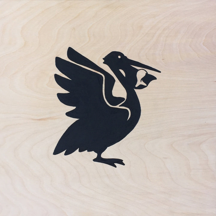 FPS PELICAN LOGO WOOD PANEL