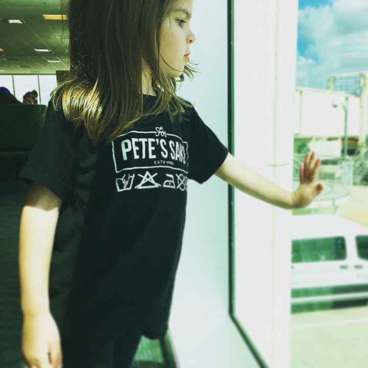 For Pete’s Sake Box Logo Tee — Toddlers
