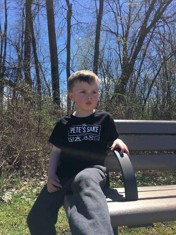 For Pete’s Sake Box Logo Tee — Toddlers